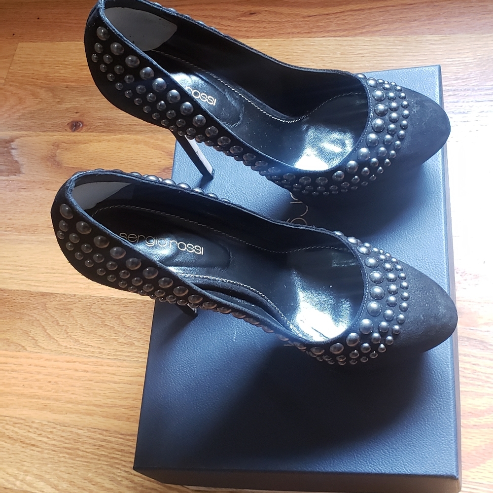 Sergio Rossi Studded Pumps